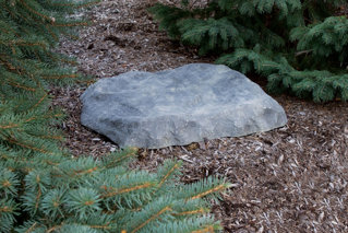 Pond Logic TrueRock Small Cover Rock- Greystone