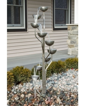 Harmony Springs Stainless Steel Cup Fountain