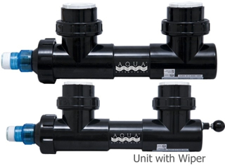 Aqua UV Classic 8 Watt Unit 3/4" Black w/Wiper