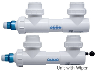 Aqua UV Classic 8 Watt Unit 3/4" White w/Wiper