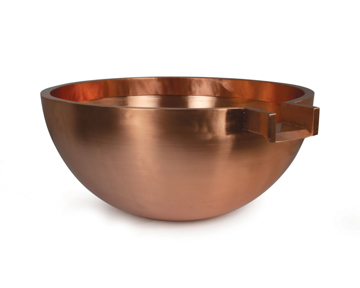  Atlantic Copper Fountain Bowl w/ 4" Spillways 30" Round